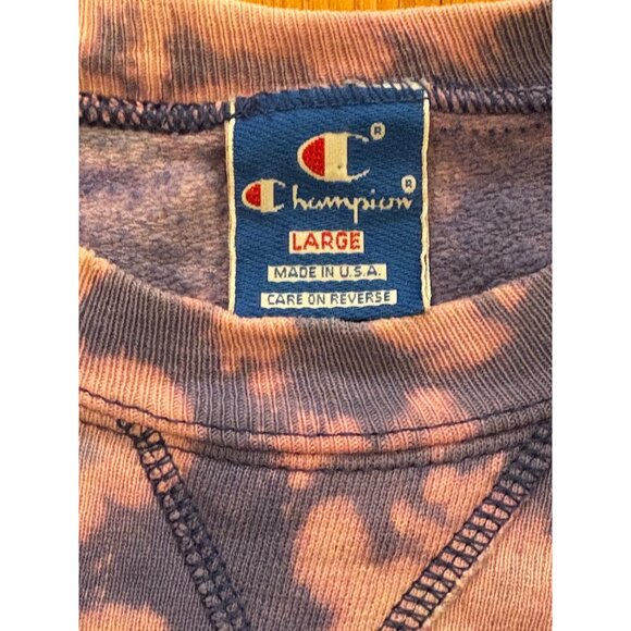 Rare Vintage Champion Buffalo Bills NFL Bleached Crewneck Sweatshirt Men's Large - Picture 7 of 8